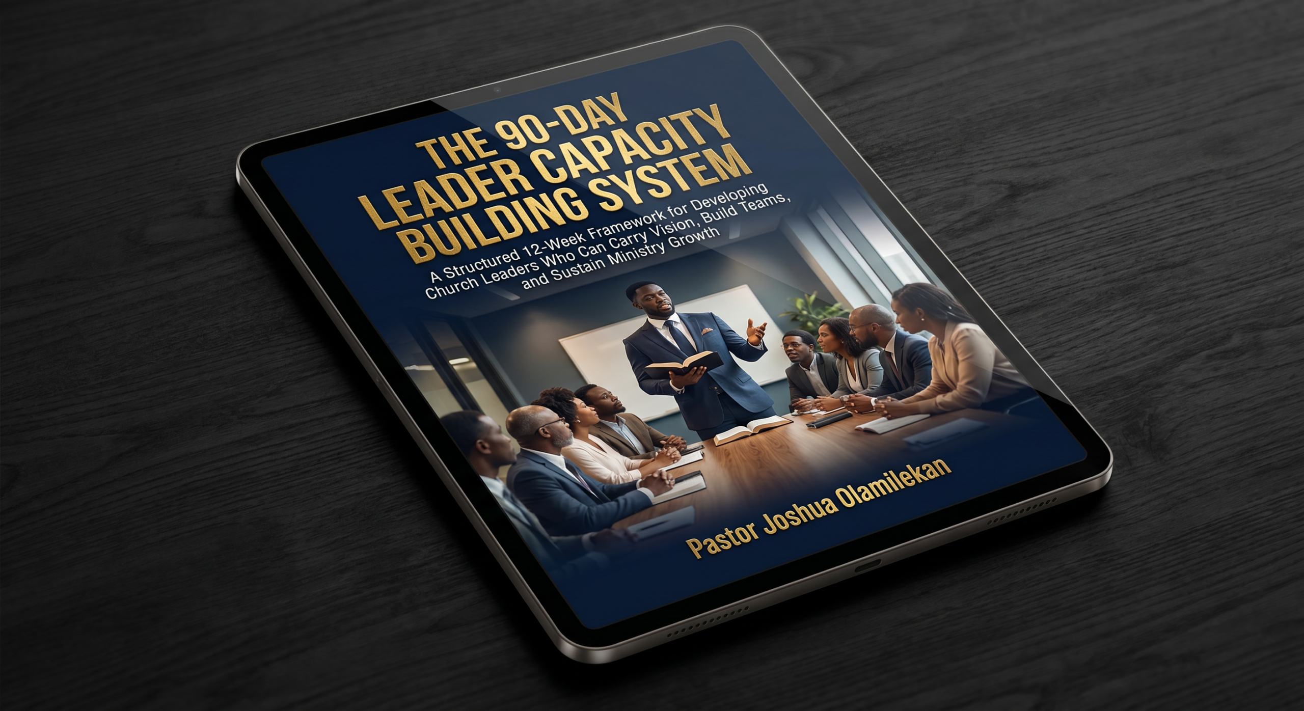 The 90-Day Leader Capacity Building System — 3D Book Mockup
