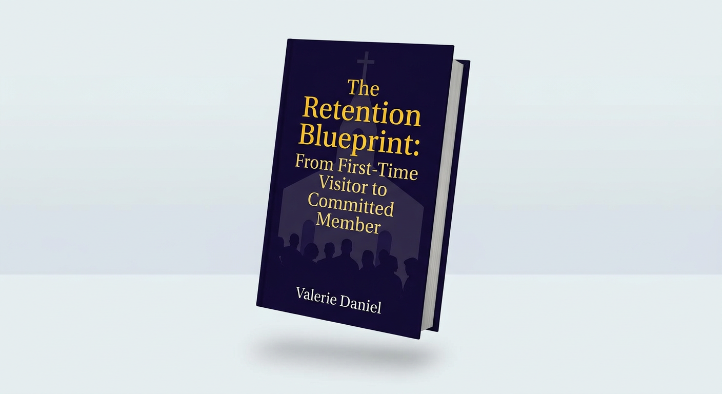 The Retention Blueprint — 3D Book Mockup by Valerie Daniel